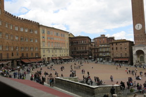 A view of Piazza del Campo
