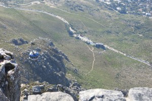 Cableway ride down