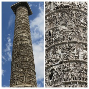 Historical reality check: Romans used to record history on MARBLE COLUMNS.