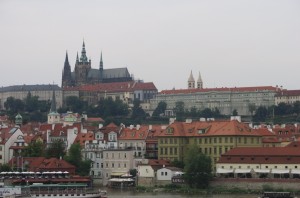View of Prague Castle from Charles Bridge