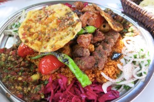 Kebab platter for days.