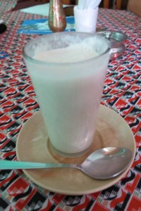 Lassi break! This local yogurt-based drink is everywhere, and super tasty (as long as you can trust the water source). 