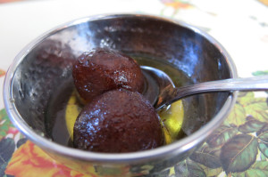 Followed by our take on a classic Indian dessert dish, Gulab Jamun.