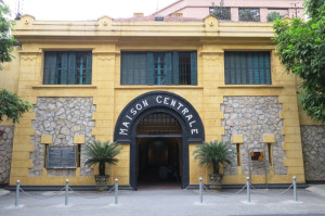 The entrance to Hoa Lo Prison.