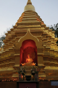 Stupa nearby.