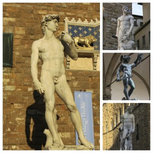 The David and a few other statues around Florence.