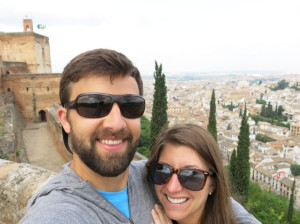 View from the top of the Alhambra.