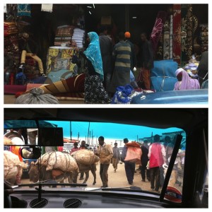 Busy stalls and streets at the Mercato.