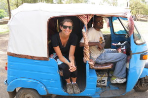 Finally! A ride in a Tuk Tuk. Small but mighty. 