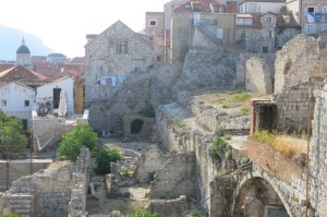 View of ruins within the Old Town walls...UNESCO has declared the city a World Heritage site, so any new building is carefully monitored