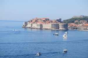 View of Dubrovnik's Old Town...famous for it's intact city walls built during the 12th - 17th centuries