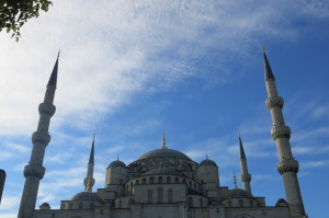 Blue Mosque from the back.