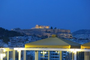 View of Acropolis from THE BEST HOTEL IN THE WORLD.