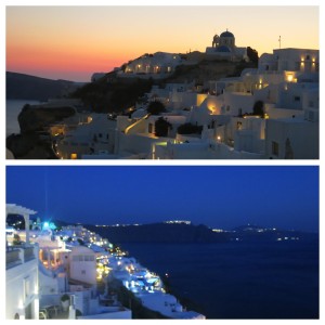 Final scenes as we took our time meandering the streets of Oia as dusk turned to evening.
