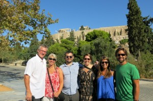 Posse in front of Acropolis