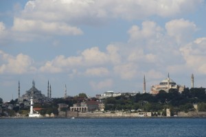 Good view of Sultanahmet across the water.