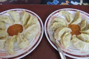 Our final product. Consumed in about a tenth of the time it took to actually make the momos.
