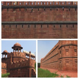 Red Fort, built by the same Mughal Emperor who commissioned the Taj Mahal, is pretty imposing from the exterior.