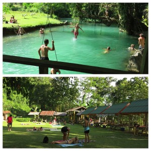 Rope swings and a lazy park area at the Lagoon led to some amazing people watching.