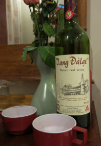 Dalat's local red wine. Best enjoyed in bed while hibernating for a day of TV watching.