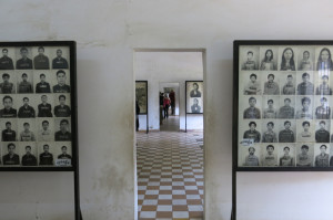 Room after room with images of the victims.