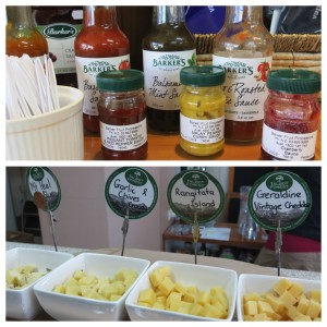 If you find yourself passing through, be sure to visit Four Peaks Plaza to sample the daily selection at Talbot Forest Cheese or chutneys, juices and jams from Barker's of Geraldine. Everything is crazy fresh. Oh! And swing by the Geraldine Fish Supply for some tasty fish & chips too.