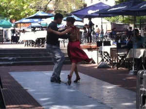Tango in Plaza Dorrengo.
